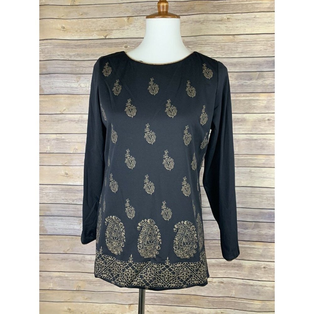 Miss Shaheen Vintage Womens 14 Blouse Floral